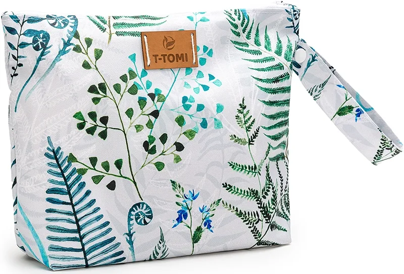 T-TOMI Small Baggie - Косметичка для путешествий Mustard flowers, 18 cm
