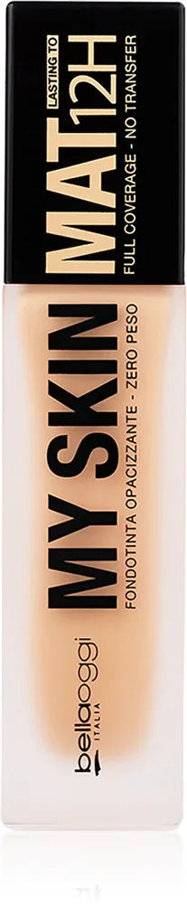 bellaoggi My Skin Mat 12H - Долговременное матирующее тональное средство оттенок Cool Nude, 30 ml