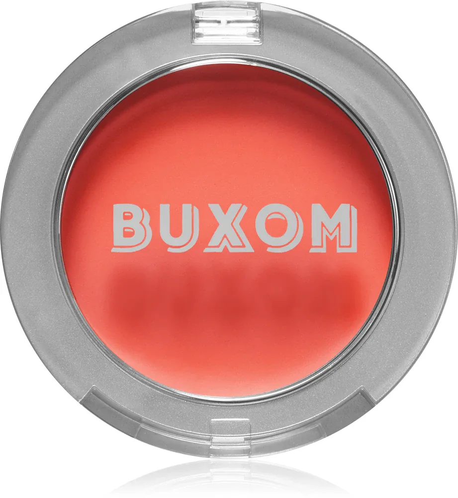 Buxom PLUMP SHOT COLLAGEN PEPTIDES ADVANCED PLUMPING BLUSH - Румяна для щек в креме, 3 г, оттенок Coral Cheer