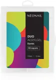 NEONAIL Duo Acrylgel Forms - шаблоны для ногтей тип 02 Square, 120 szt. — фото 1