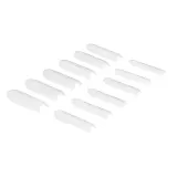 NEONAIL Duo Acrylgel Forms - шаблоны для ногтей тип 02 Square, 120 szt. — фото 2