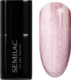 Semilac UV Hybrid Gloss GALA - Гибридный лак для ногтей с использованием УФ / СВ-лампы, 7 мл, оттенок 663 Blush Gloss — фото 1
