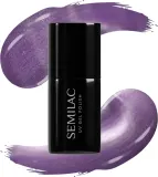 Semilac UV Hybrid Gloss GALA - Гибридный лак для ногтей с использованием УФ / СВ-лампы оттенок 664 Lilac Gloss, 7 ml — фото 2