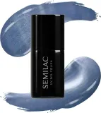 Semilac UV Hybrid Gloss GALA - Гибридный лак для ногтей с использованием УФ / СВ-лампы оттенок 665 Blueberry Gloss, 7 ml — фото 2