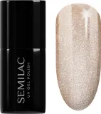 Semilac UV Hybrid Gloss GALA - Гибридный лак для ногтей с использованием УФ / СВ-лампы оттенок 661 Linen Gloss, 7 ml — фото 1