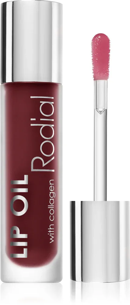 Rodial Lip Oil - Блеск для губ с коллагеном, 4 мл, оттенок Grape