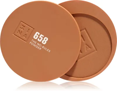 3INA The No-Rules Powder - Многофункциональный косметический продукт для макияжа глаз, губ и лица, matte bronzer, 8 г