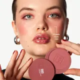 3INA The No-Rules Powder - Многофункциональный косметический продукт для макияжа глаз, губ и лица, matte bronzer, 8 г, оттенок 503 - Nude pink, matte — фото 2