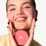 3INA The No-Rules Powder - Многофункциональный косметический продукт для макияжа глаз, губ и лица, matte bronzer, 8 г, оттенок 348 - Flamingo pink, matte — фото 2