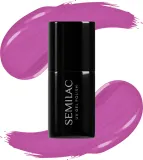 Semilac UV Hybrid Pastelowe Neony - Гибридный лак для ногтей с использованием УФ / СВ-лампы, 7 мл, оттенок 601 Neon Pink Punch — фото 2