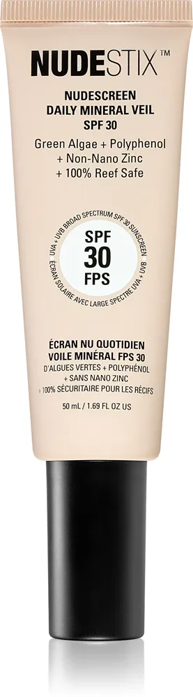 Nudestix Nudescreen Daily Mineral Veil SPF 30 - Крем защитный на день SPF 30, 50 мл, оттенок Tan