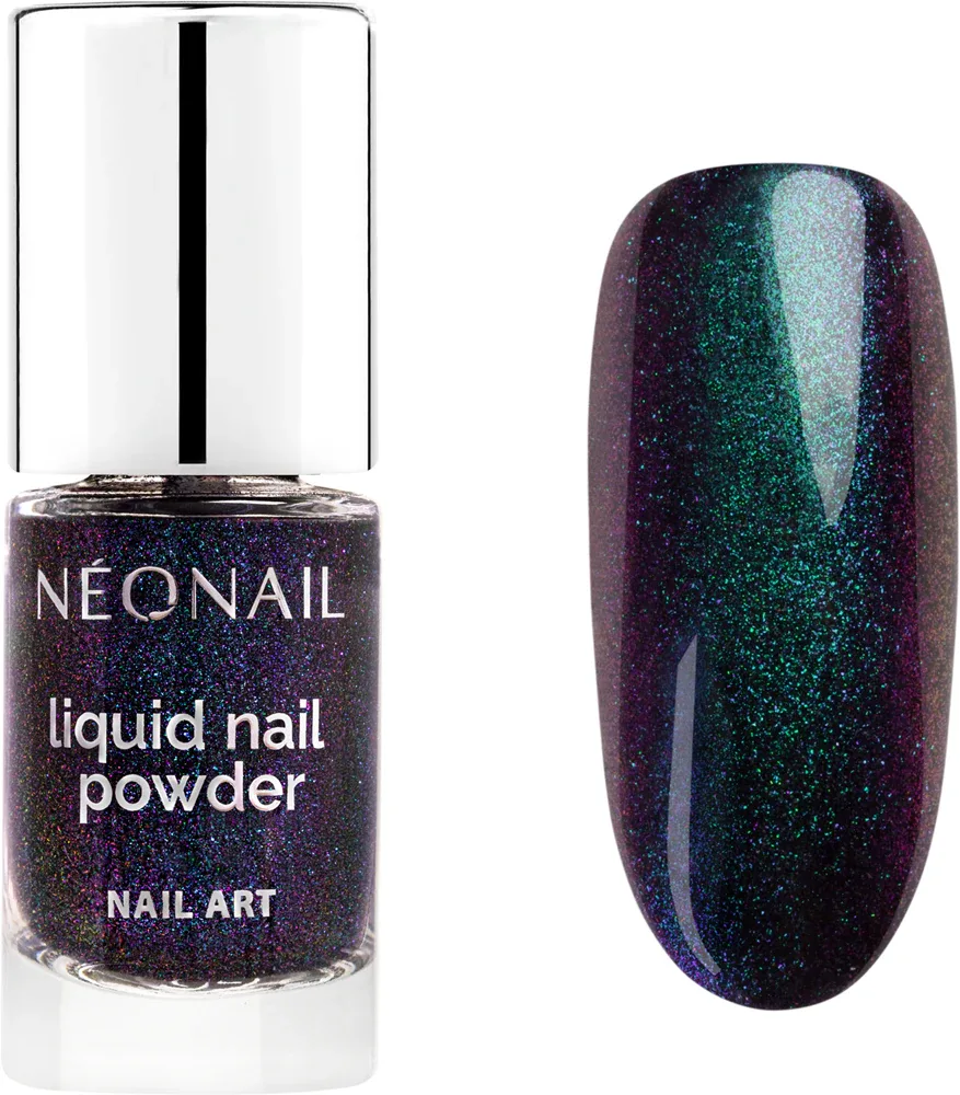 NEONAIL Nail Art Liquid Nail Powder - Блестящий порошок для ногтей, 6 мл, оттенок Chameleon 01