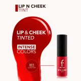 flormar Lip & Cheek Tint - Румяна для губ и щек оттенок 001 Scarlet Ruby, 6 ml — фото 3