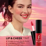 flormar Lip & Cheek Tint - Румяна для губ и щек оттенок 001 Scarlet Ruby, 6 ml — фото 4