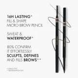 Dolce&Gabbana Classic Brow Restyler Pencil - Карандаш для бровей с щеточкой, 0 г, оттенок 01 Honey Blonde - Neutral Ash Beige — фото 5
