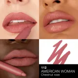 NARS POWERMATTE HIGH-INTENSITY LIP PENCIL - Трендовая контурная карандаш для губ с матовым финишем оттенок AMERICAN WOMAN, 2 g — фото 4