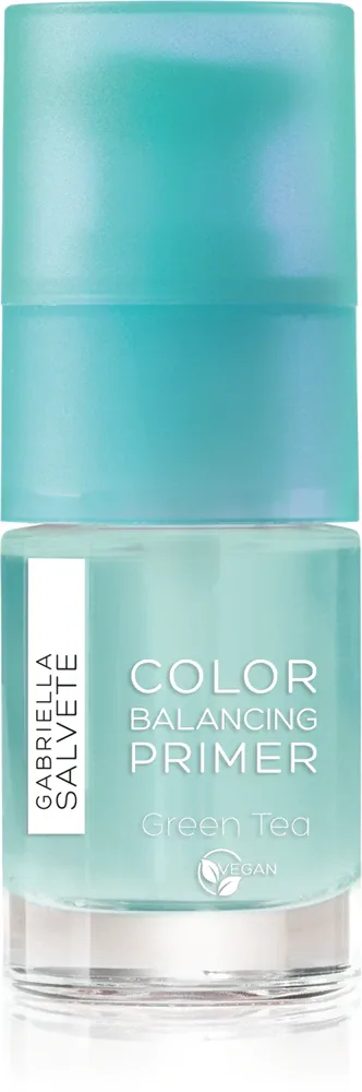 Gabriella Salvete Color Balancing Primer - База под макияж с экстрактом зелёного чая, уменьшающая покраснения, 15 ml