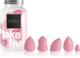 Gabriella Salvete Tools Take Five - Набор аппликаторов для лица, 5 шт, оттенок Pink — фото 1