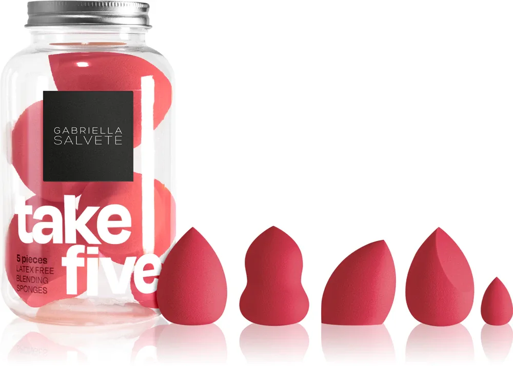 Gabriella Salvete Tools Take Five - Набор аппликаторов для лица, 5 шт, оттенок Rose