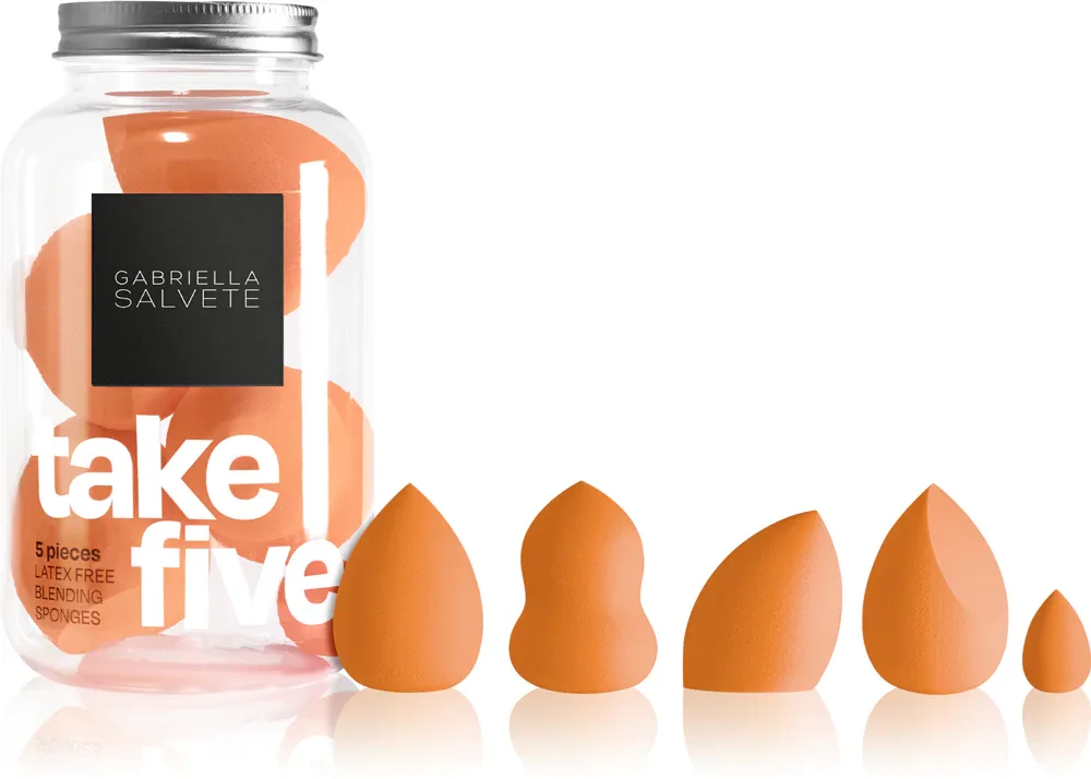 Gabriella Salvete Tools Take Five - Набор аппликаторов для лица, 5 шт, оттенок Orange