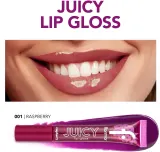 flormar Juicy Lip Gloss - Увлажняющий блеск для губ оттенок 001 Raspberry, 10 ml — фото 4