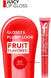 flormar Juicy Lip Gloss - Увлажняющий блеск для губ оттенок 005 Watermelon, 10 ml — фото 3