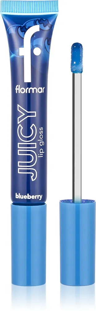 flormar Juicy Lip Gloss - Увлажняющий блеск для губ, 10 мл, оттенок 004 Blueberry