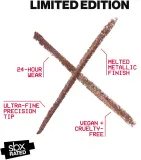 Smashbox Metallic Eyeliner - Металлический подводка для глаз оттенок Molten, 0 g — фото 5