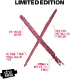 Smashbox Metallic Eyeliner - Металлический подводка для глаз, 0 г, оттенок Bordeaux — фото 5