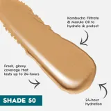Urban Decay Hydromaniac Tinted Glow Hydrator - Увлажняющий тональный крем, 35 мл, оттенок 50 — фото 2