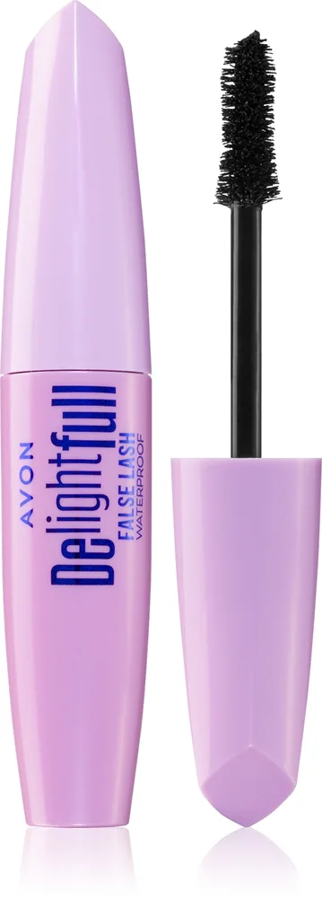 Avon DelightFull False Lash - Водостойкая тушь для удлинения ресниц оттенок Blackest Black, 10 ml