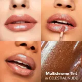 Buxom PLUMP SHOT COLLAGEN PEPTIDES ADVANCED PLUMPING MULTICHROME LIP SERUM - Блеск для губ с эффектом увеличения. оттенок Celestial Nude, 4 ml — фото 3