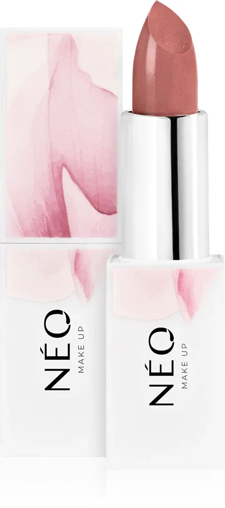 NEO MAKE UP Intense Serum Sheer Lipstick - Кремовая помада для увлажнения, 4 г, оттенок 05 Peachy Glass