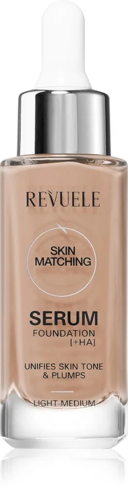 Revuele Serum Foundation [+HA] - Подкладка для увлажнения и выравнивания тона кожи оттенок Light-Medium, 30 ml