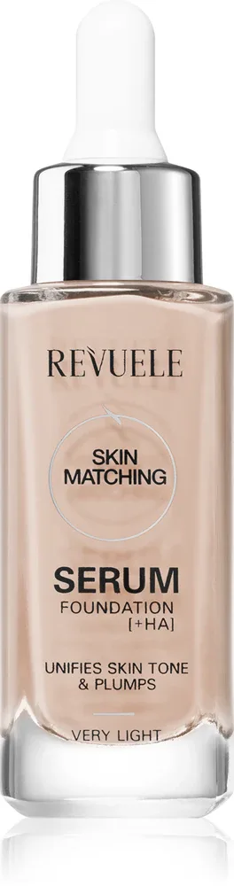 Revuele Serum Foundation [+HA] - Подкладка для увлажнения и выравнивания тона кожи, 30 мл, оттенок Very Light