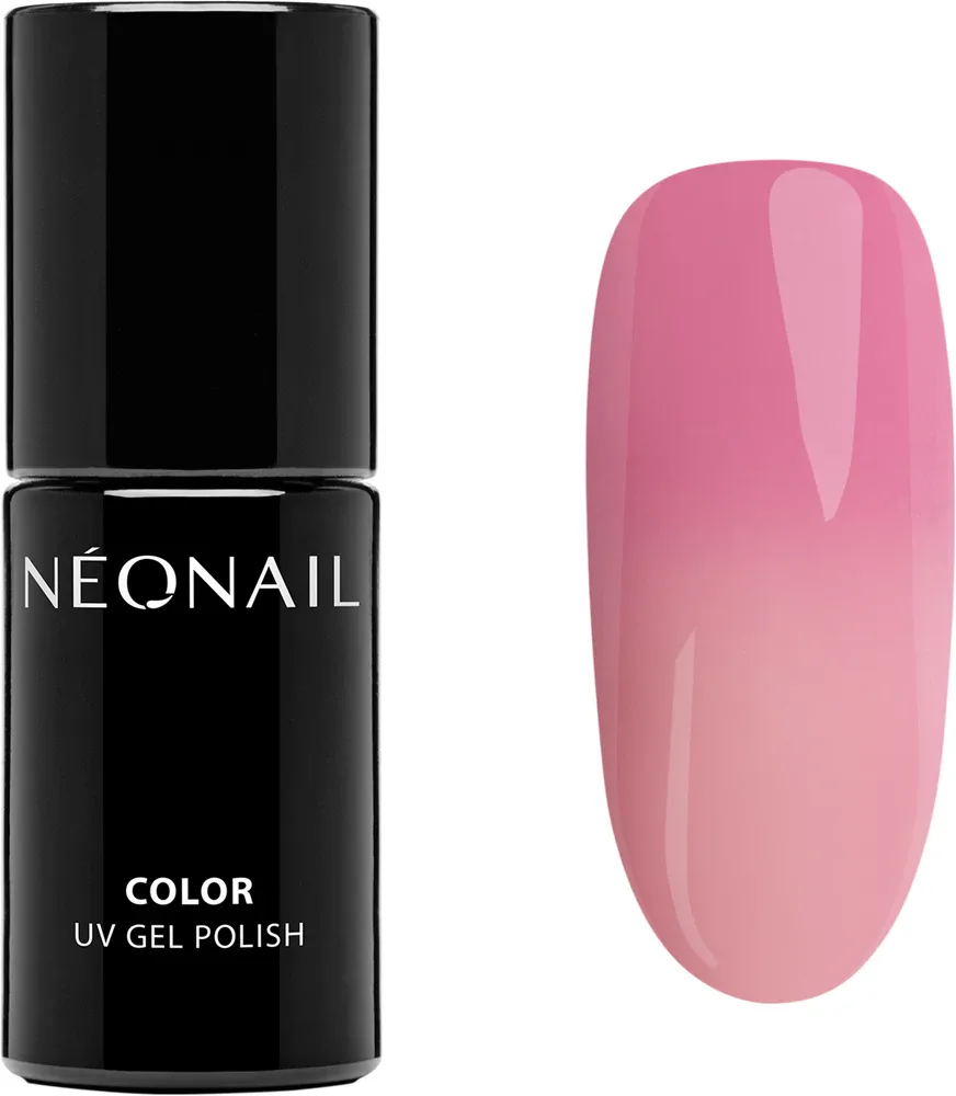 NEONAIL Born To Win - Лак для ногтей гибридный, 7 мл, оттенок Pink Power Play (Thermal Effect - Color Change)