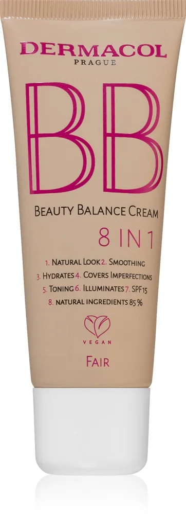 Dermacol Beauty Balance - Крем BB с увлажняющим действием SPF 15 N.1 Fair, 30 ml