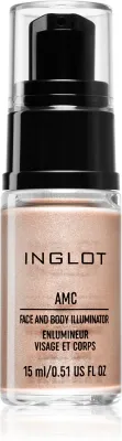 Inglot AMC - Розовый крем-хайлайтер для лица и тела оттенок 69, 15 мл