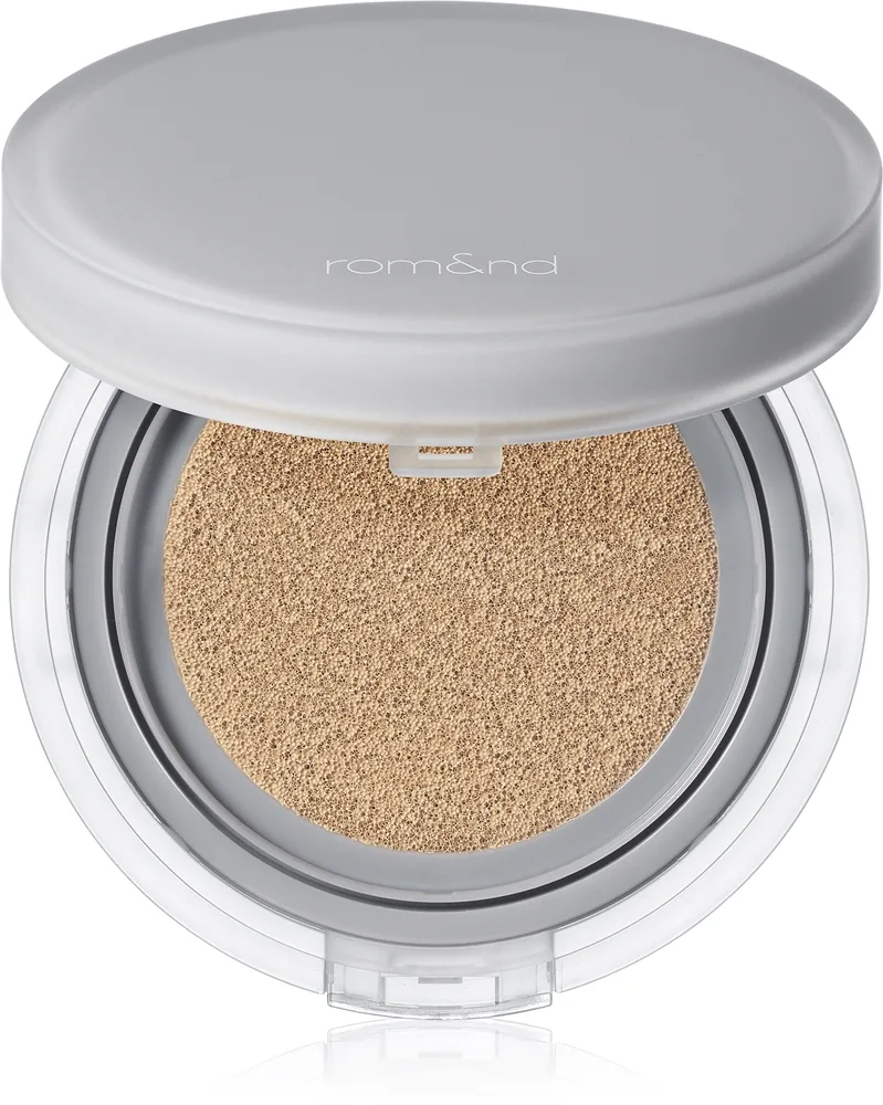rom&nd Nu Zero Cushion - Легкий защитный тональный крем в губке с осветляющим эффектом оттенок 04 Beige 23, 15 g