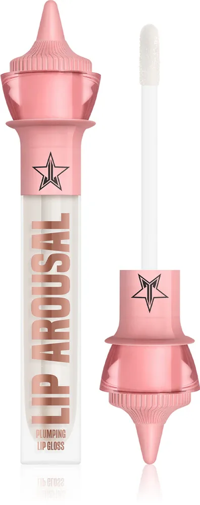 Jeffree Star Cosmetics Orgy 2 Lip Arousal Plumpin Lip Gloss - Блеск для губ с эффектом увеличения, 4 мл, оттенок Clear Headed