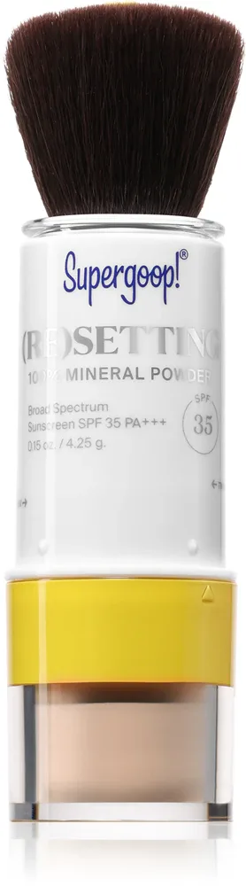 Supergoop! (Re)setting - Минеральная пудра SPF 35 Madium, 4 г, оттенок Light