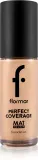 flormar Perfect Coverage Mat Touch Foundation - Матирующий тональный крем для жирной и комбинированной кожи, 30 мл, оттенок 308 Fair Ivory — фото 1