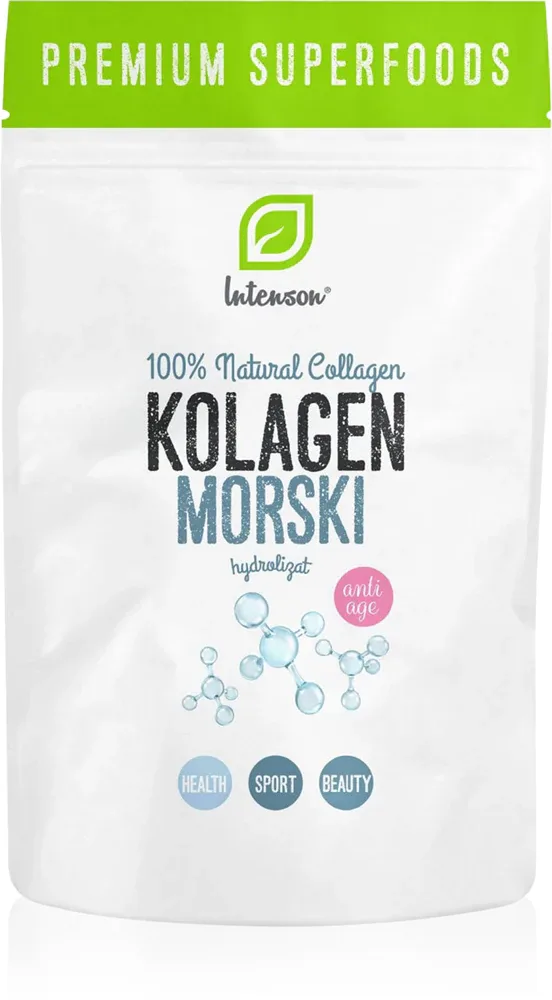 Intenson Kolagen morski Hydrolizat - Порошок для приготовления напитка для волос, кожи и ногтей, 60 g