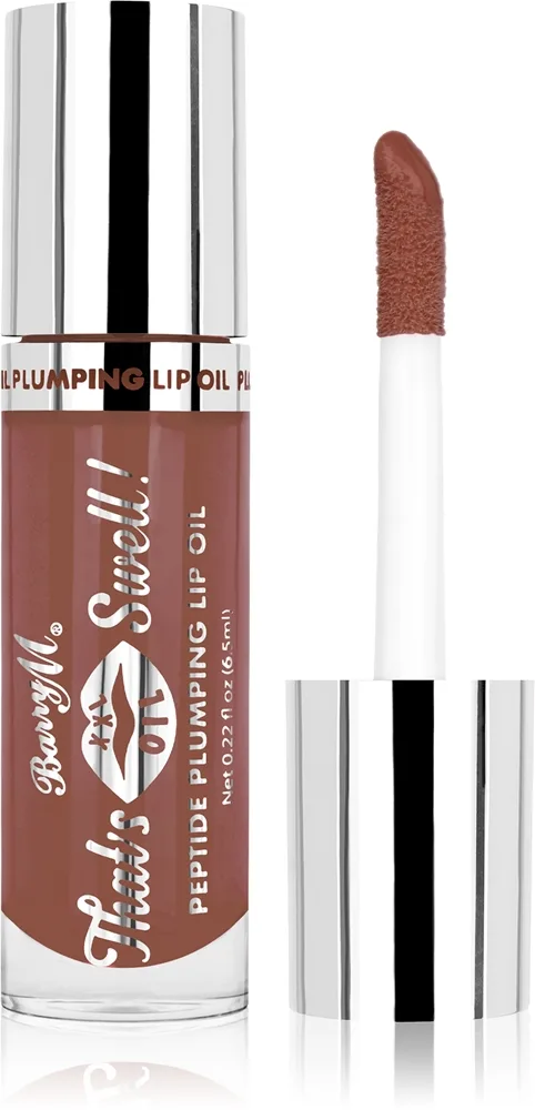 Barry M That's Swell! Peptide Plumping Lip Oil - Бальзам для губ для увеличения объема оттенок Mocha Magic, 6 ml