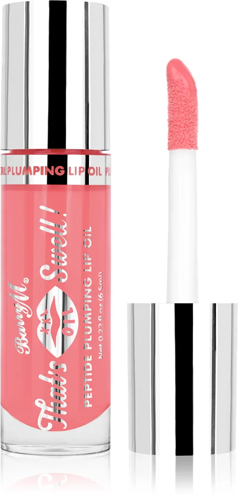 Barry M That's Swell! Peptide Plumping Lip Oil - Бальзам для губ для увеличения объема, 6 мл, оттенок Rose Radiance