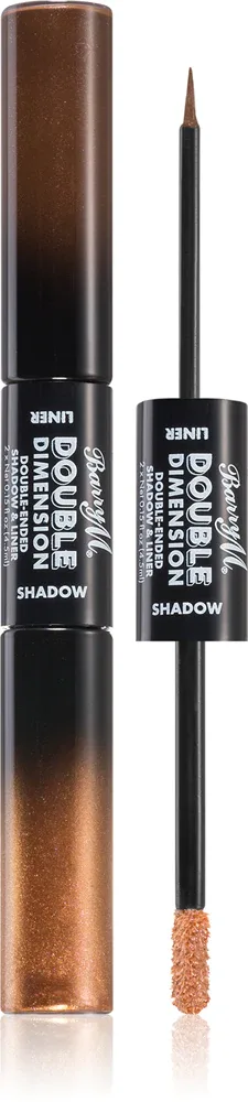 Barry M Double Dimension Double Ended - Тени для век и подводка оттенок Infinite Bronze, 4 ml