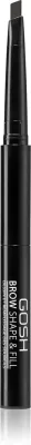 Gosh Brow Shape & Fill - Двусторонний карандаш для бровей оттенок 002 Greybrown, 0 г