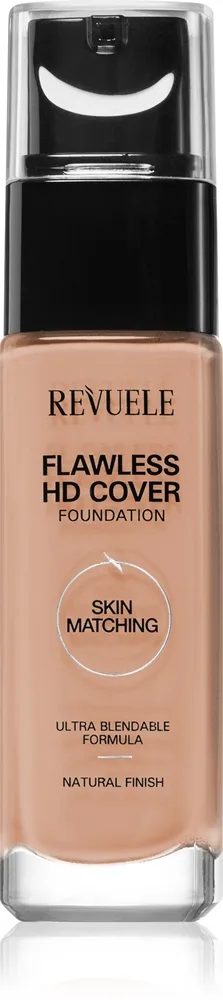 Revuele Flawless HD Cover Foundation - Легкий тональный фон для идеального вида оттенок 02 Vanilla, 33 ml