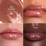 DIOR Dior Addict Lip Glow Butter - Уходовый блеск для губ, 10 мл, оттенок 103 Toffee — фото 3