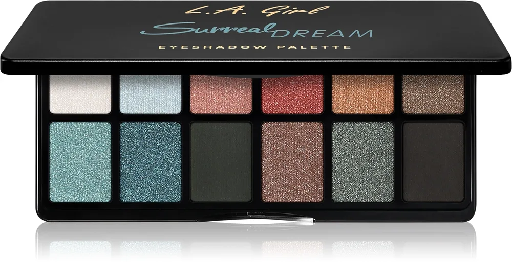 L.A. Girl Cosmetics Fanatic - Палетка теней для век: палетка сеней до повек оттенок Surreal Dream, 12 g